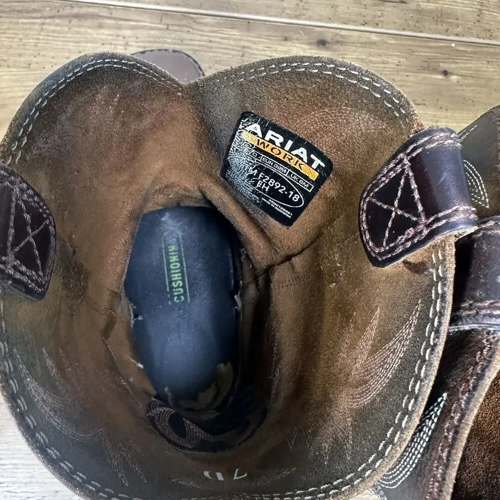 Ariat Sierra Men’s 7D  Pull-On Work Cowboy Boots
